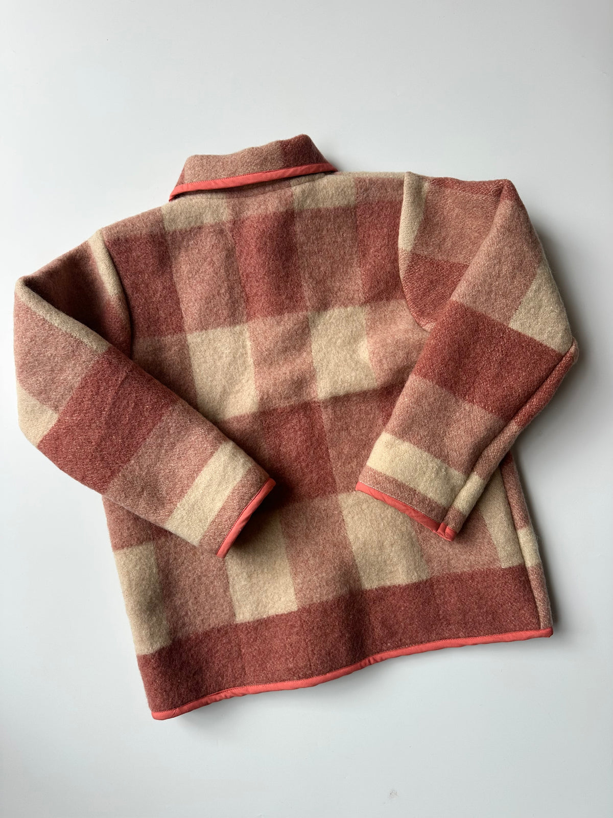 Upcycled Wool Blanket Jacket 7-9 Years