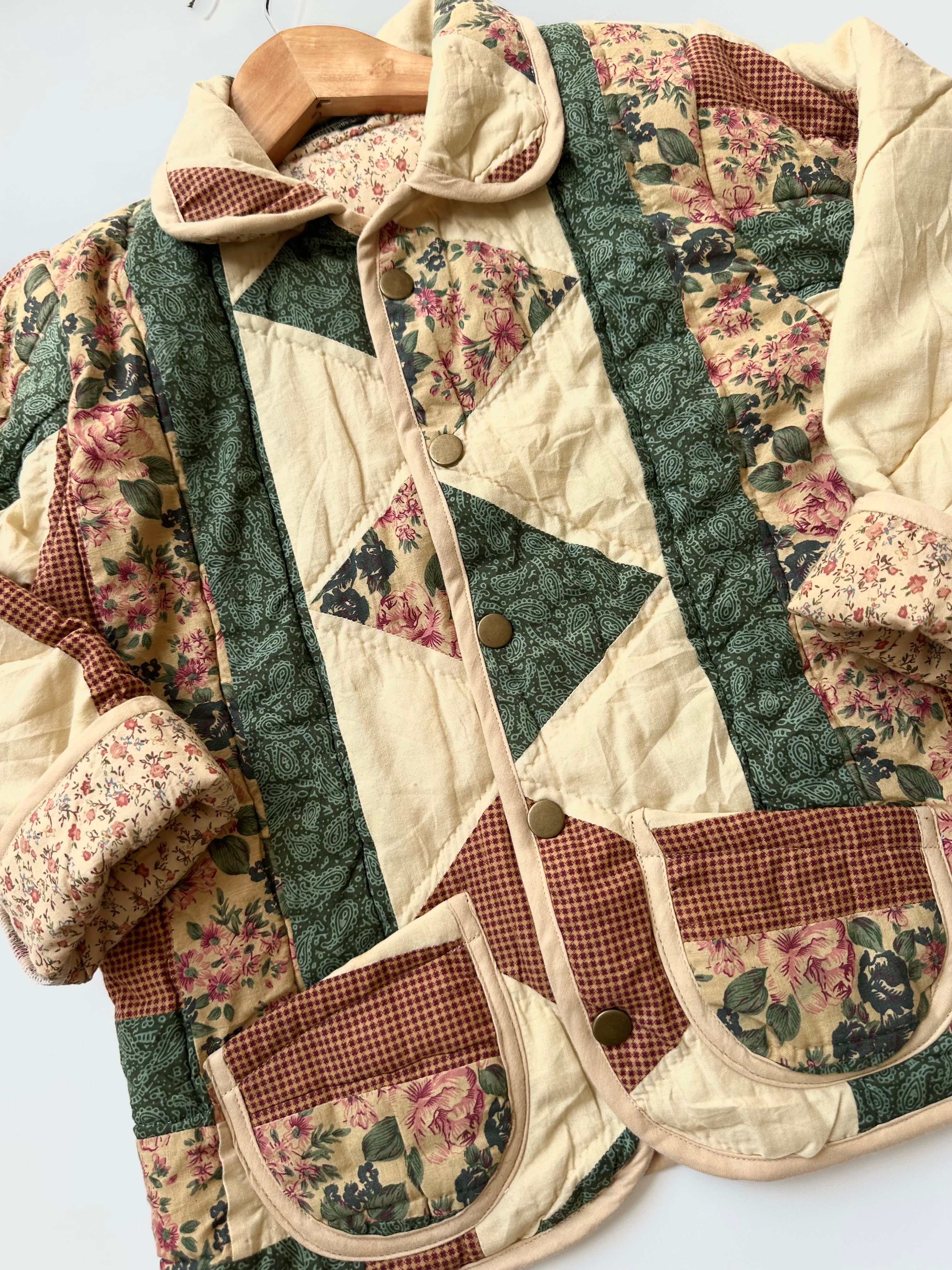 Upcycled Vintage Quilt Jacket 5 Years