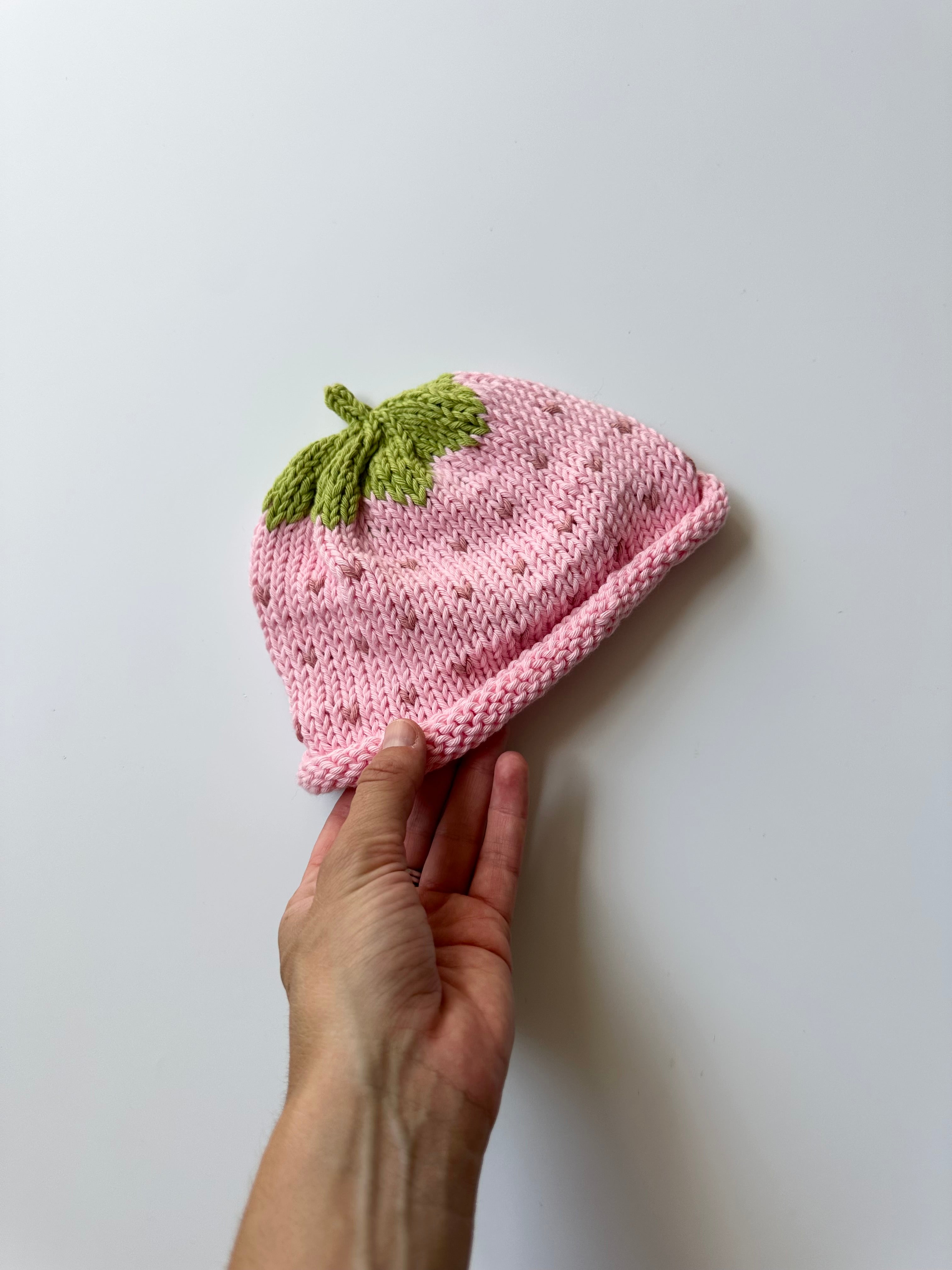 Hand Knitted Fruit Hat 0-6 Months