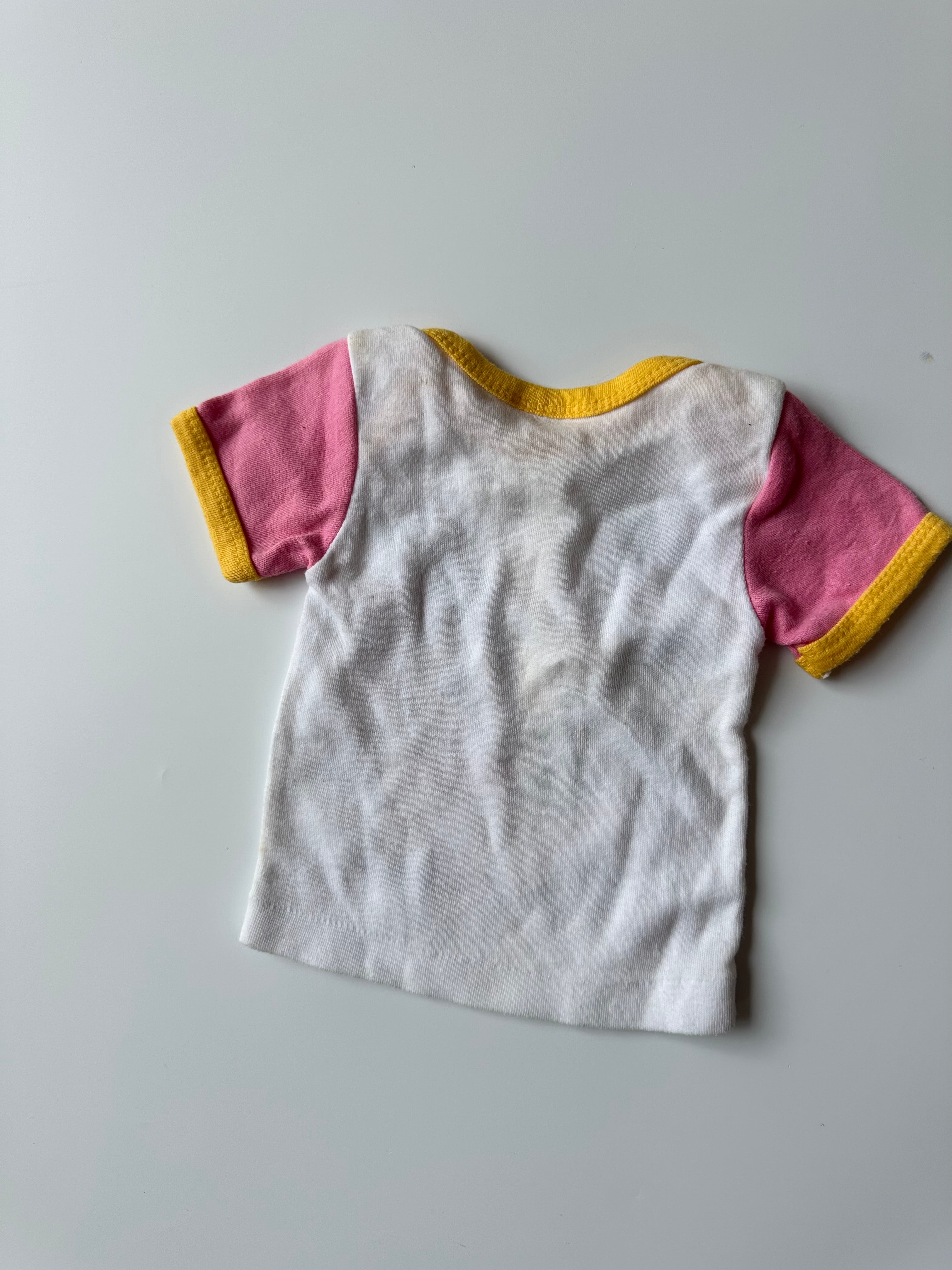 RARE Vintage Disney Mickey & Minnie Mouse Newborn Tee 💕 0-3 Months