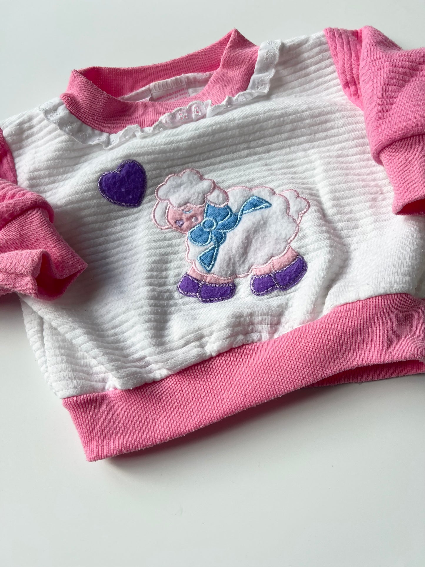Little Lamb Vintage Sweatshirt 6-9 Months