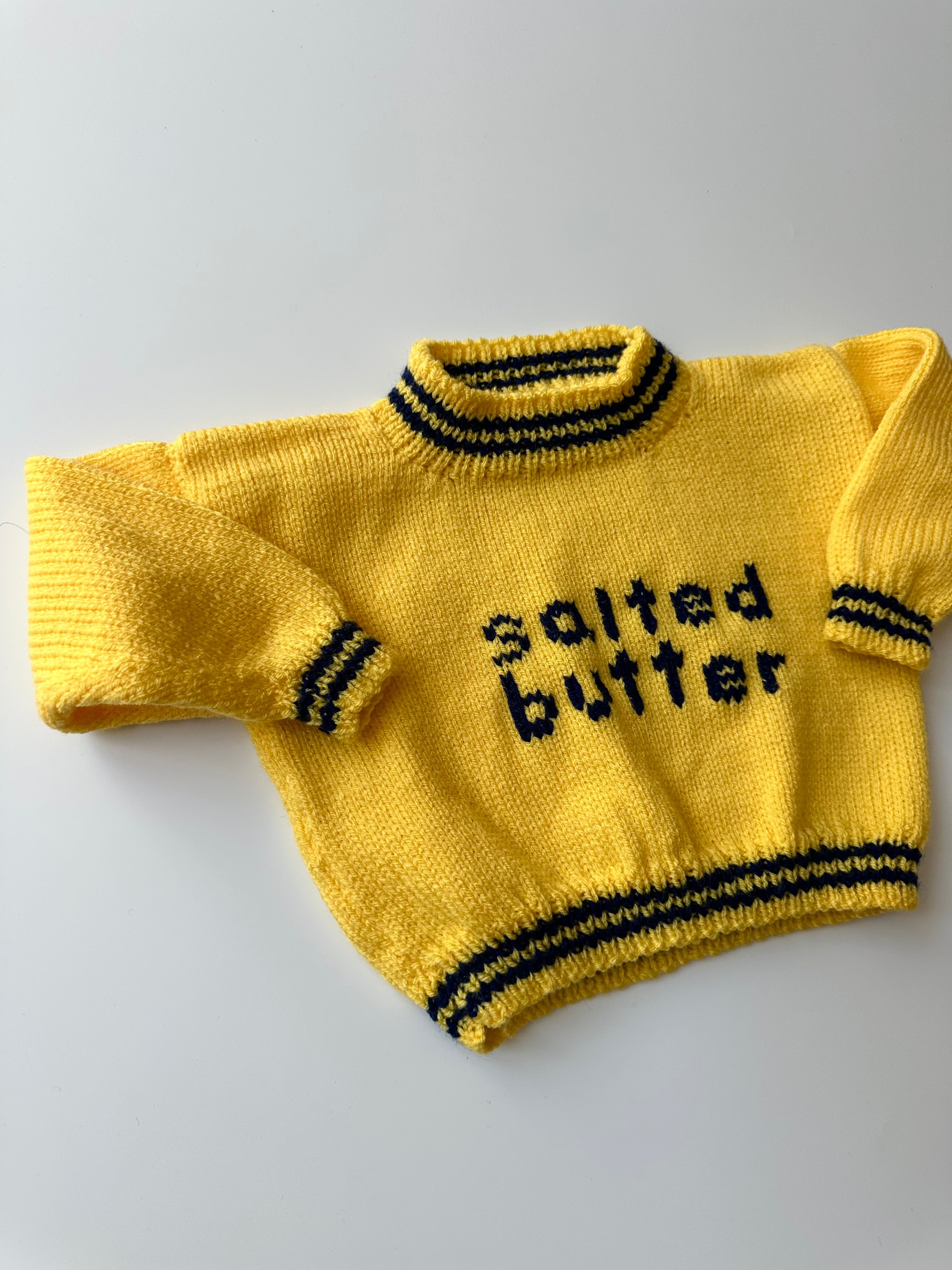 Hand Knitted Jumper 9-18 Months