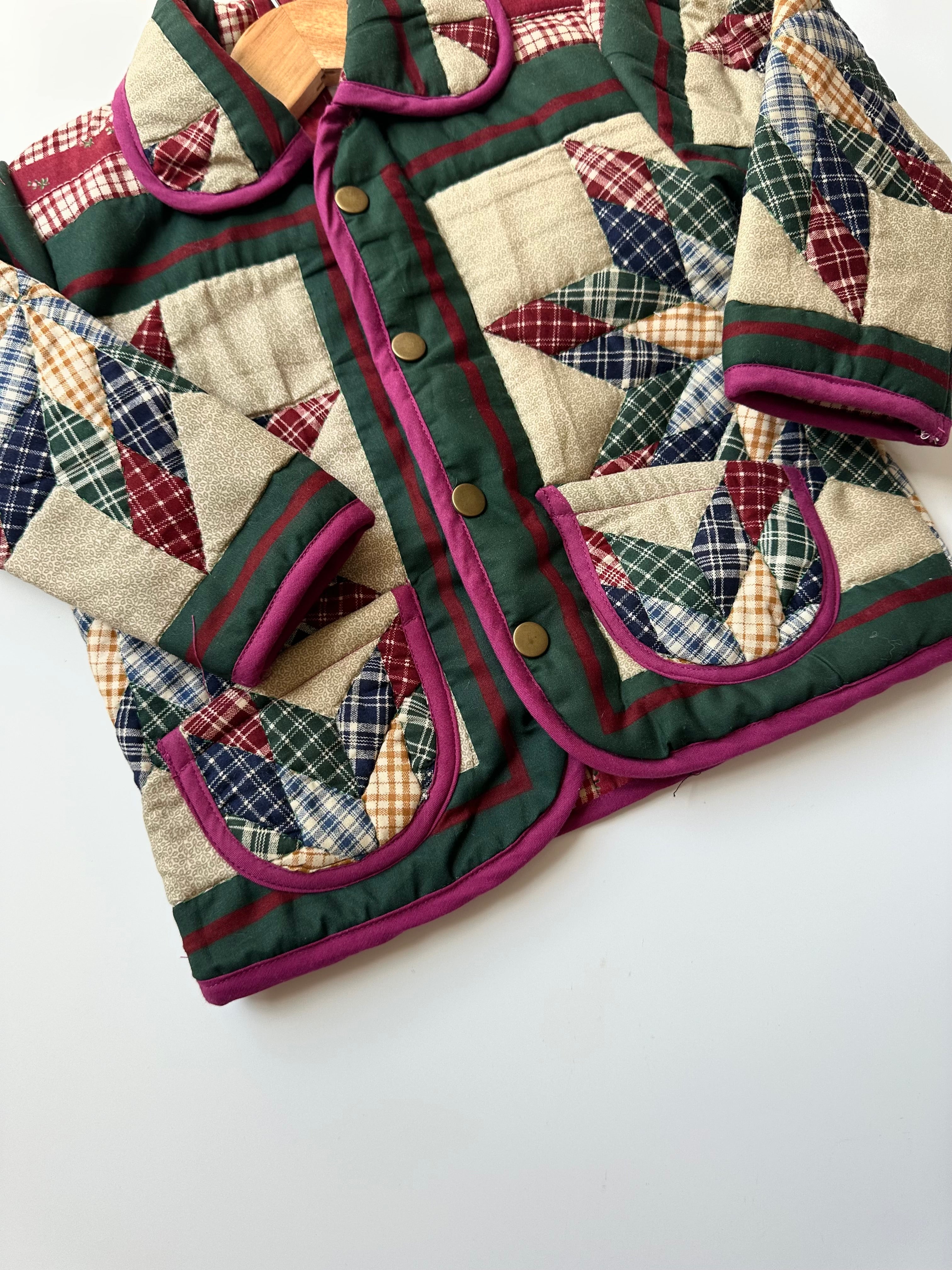 Upcycled Vintage Quilt Jacket 2 Years