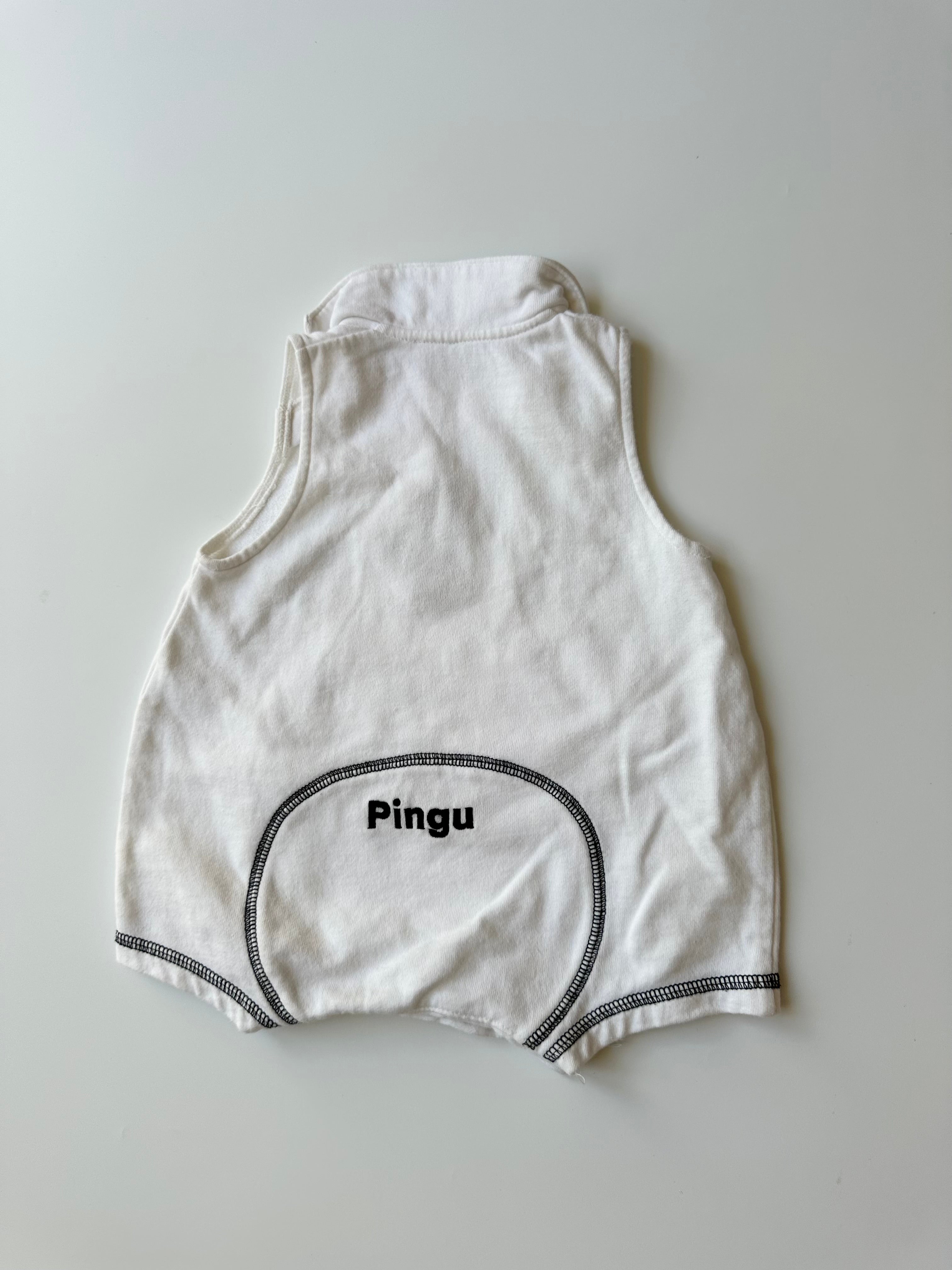 Vintage Pingu Baby Romper 6-12 Months