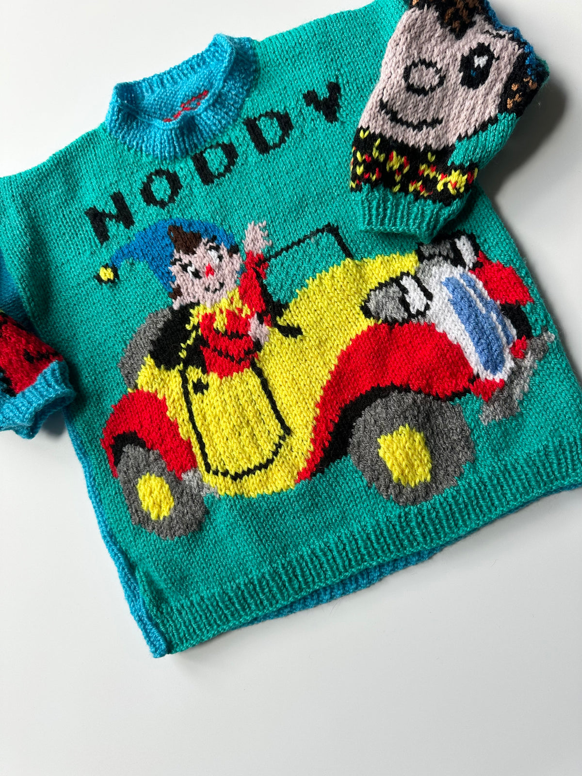 Hand-Knitted Noddy Jumper 2-4 Years