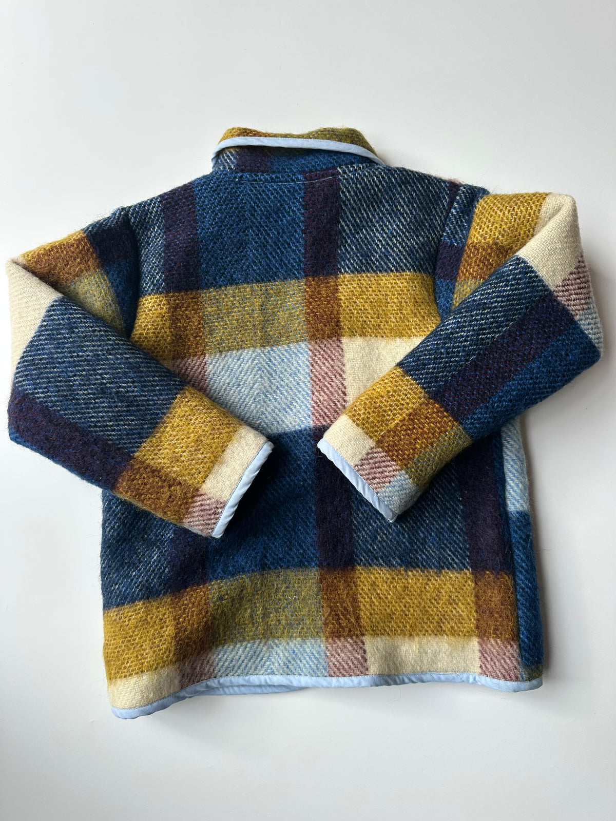 Upcycled Wool Blanket Jacket 6-8 Years