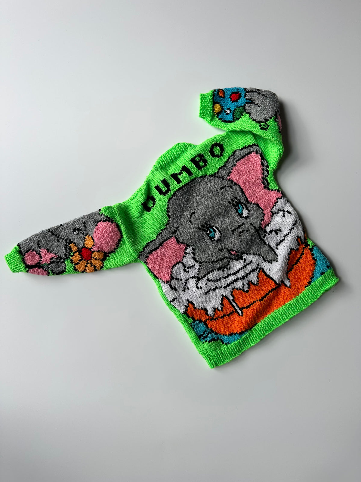Hand-Knitted Dumbo Jumper 2-4 Years