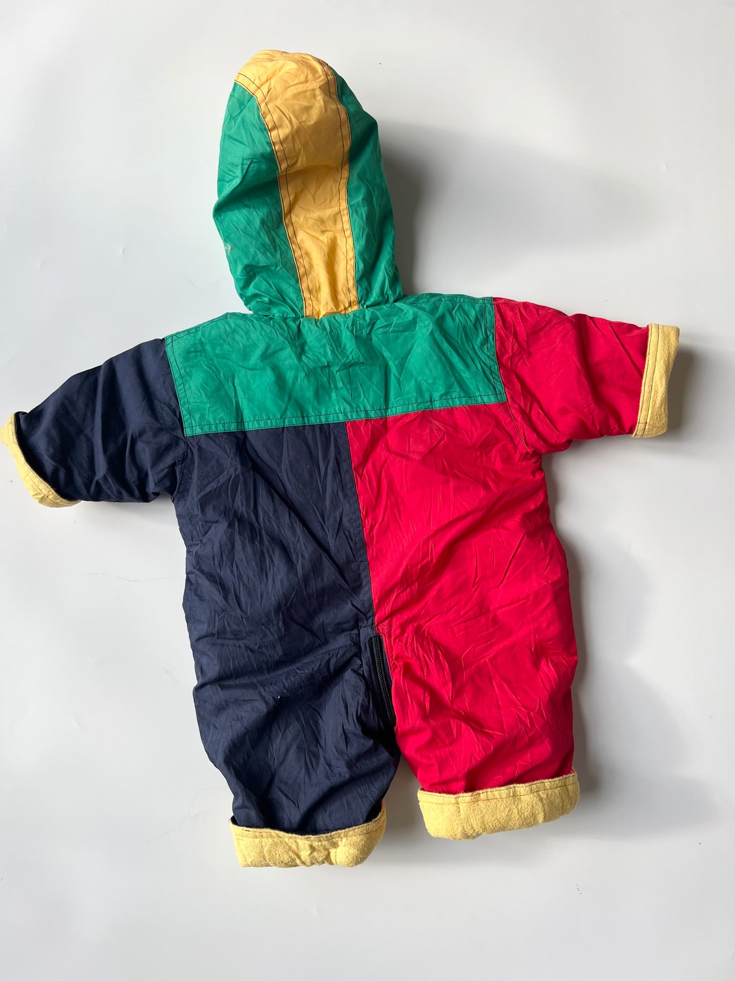 Vintage Colour-Block Snowsuit 3-6 months
