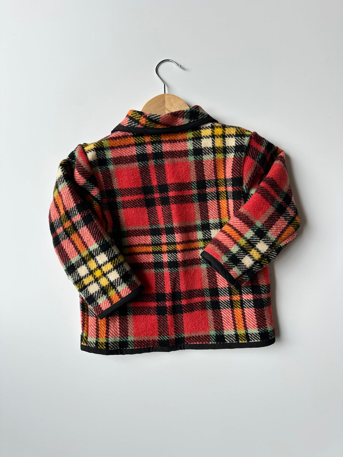 Upcycyled Wool Blanket Jacket 2-3 Years