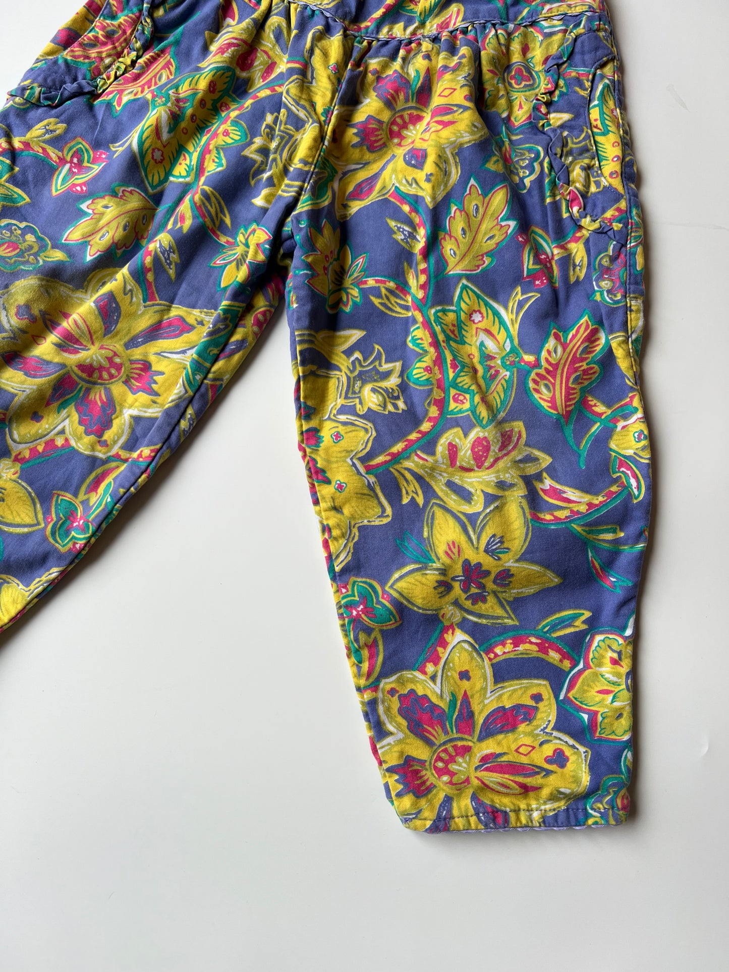 Vintage Ladybird Floral Trousers 3-4 Years