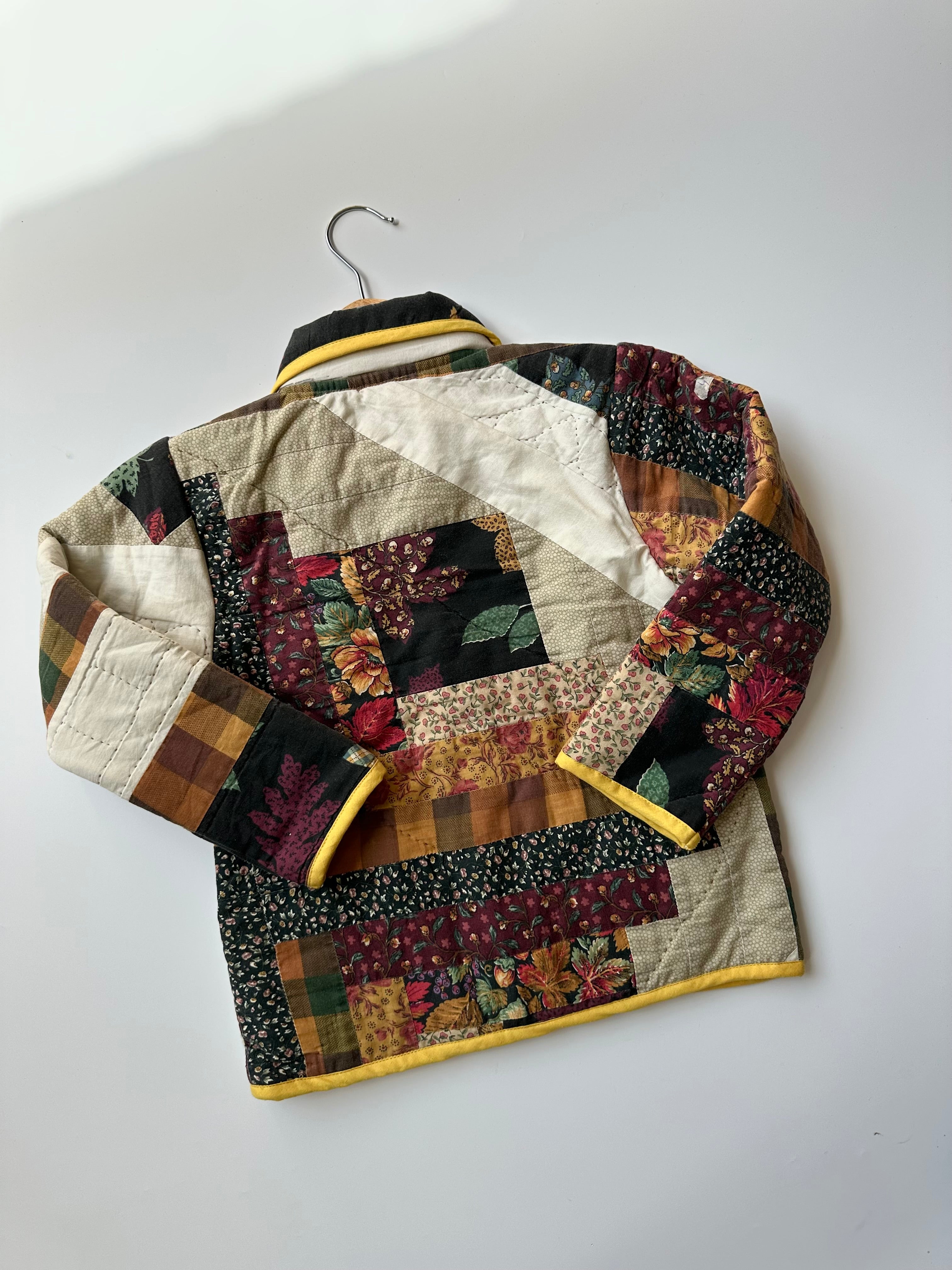 Upcycled Vintage Blanket Quilt 4 Years