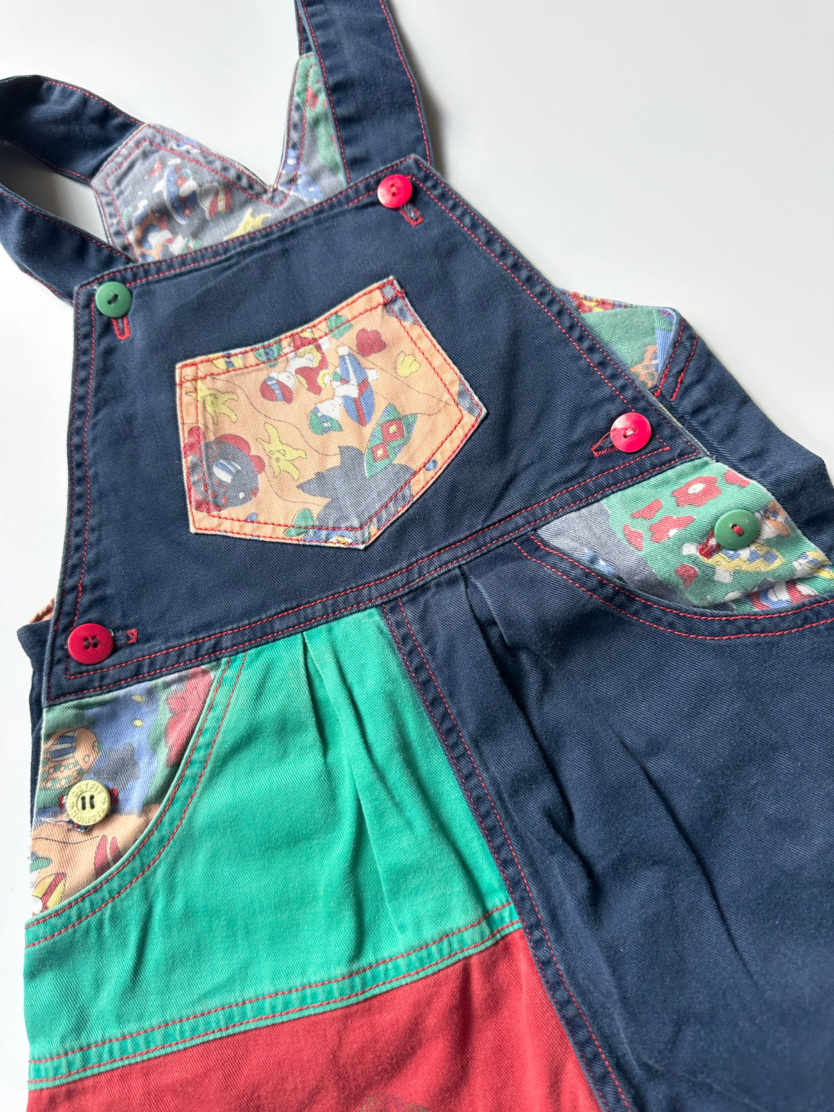 Vintage Cotton Dungarees 18-24 Months