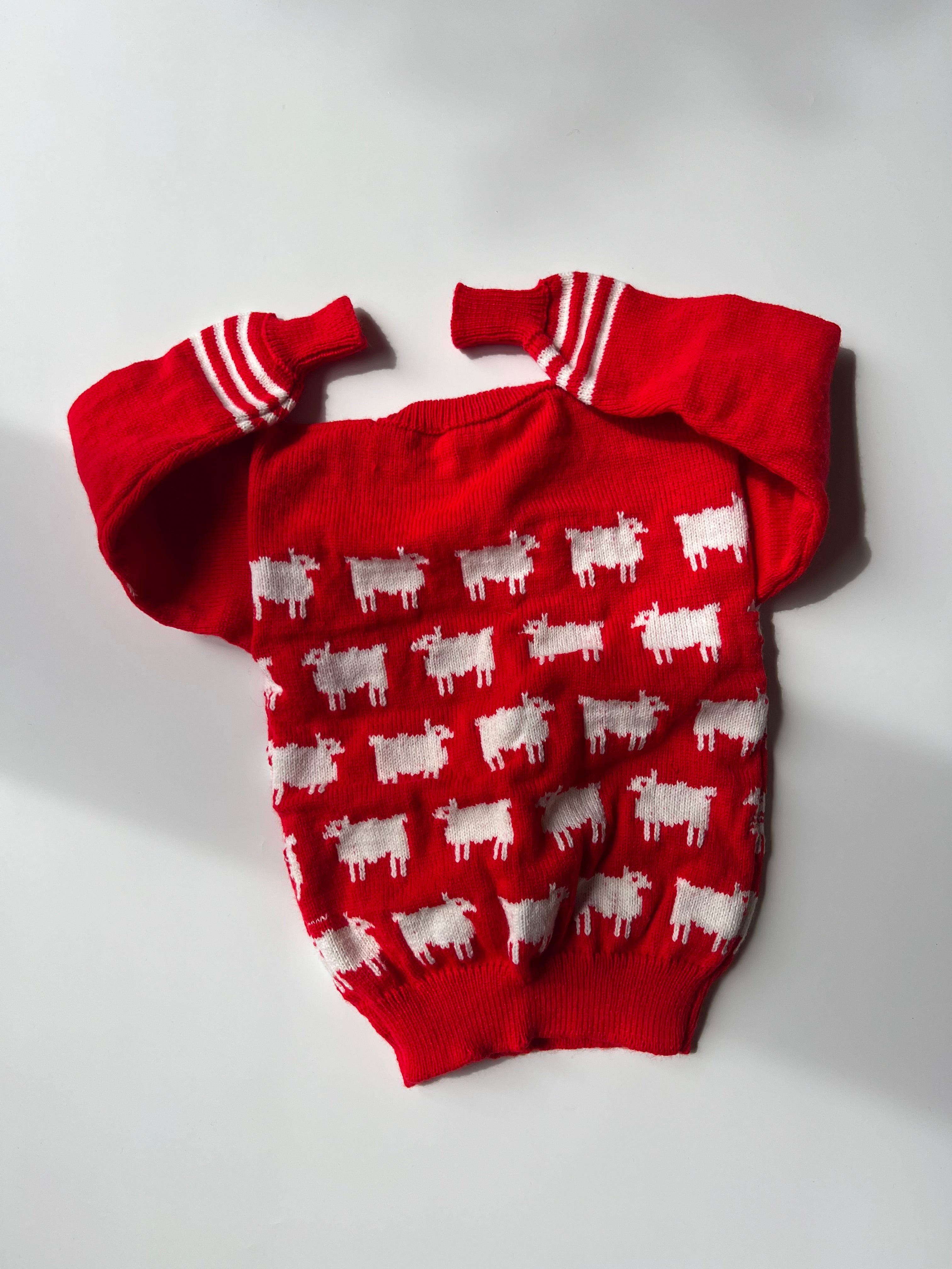 Knitted Lamb Jumper (Hello Princess Di!) 3 years