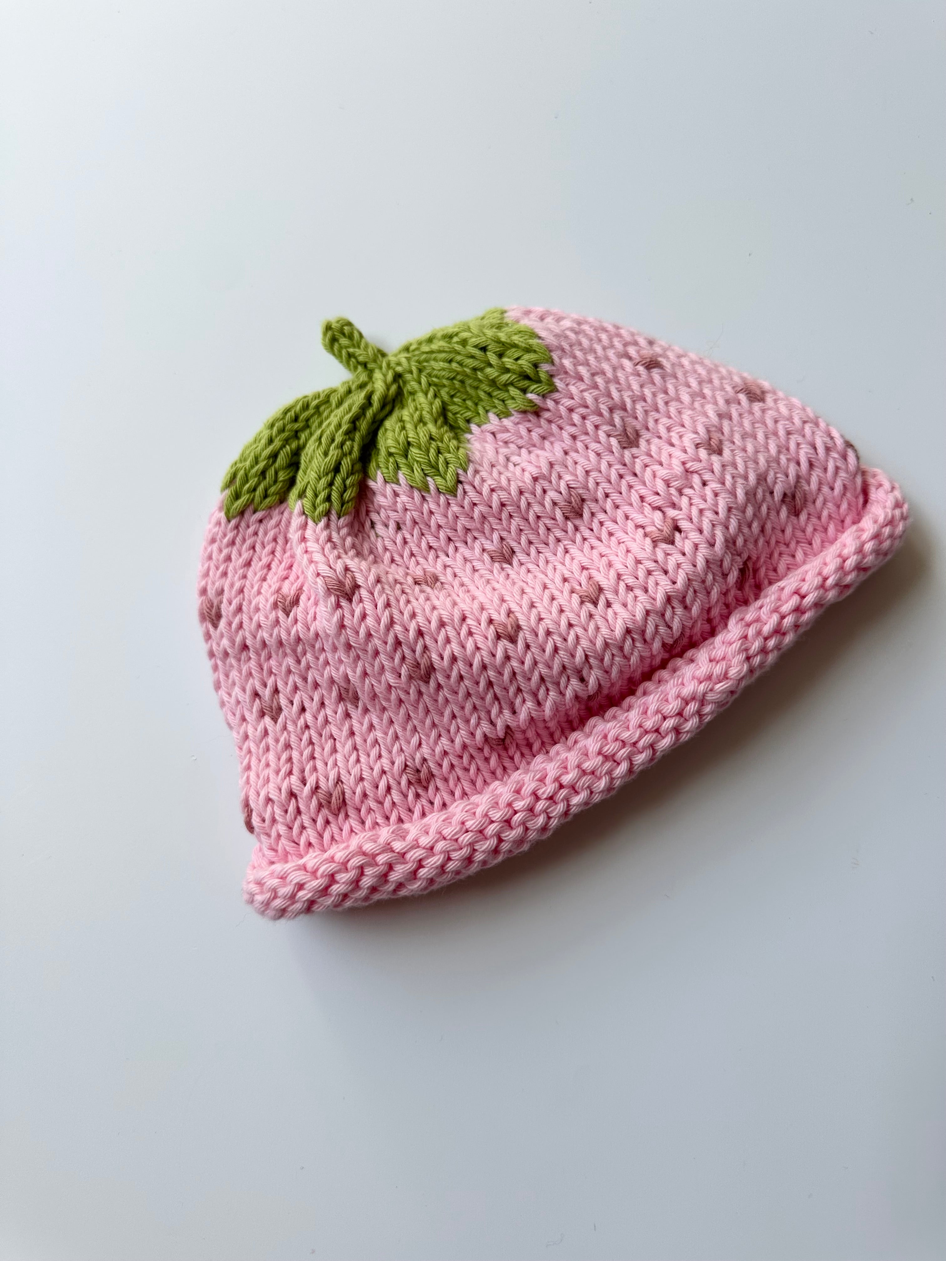 Hand Knitted Fruit Hat 0-6 Months