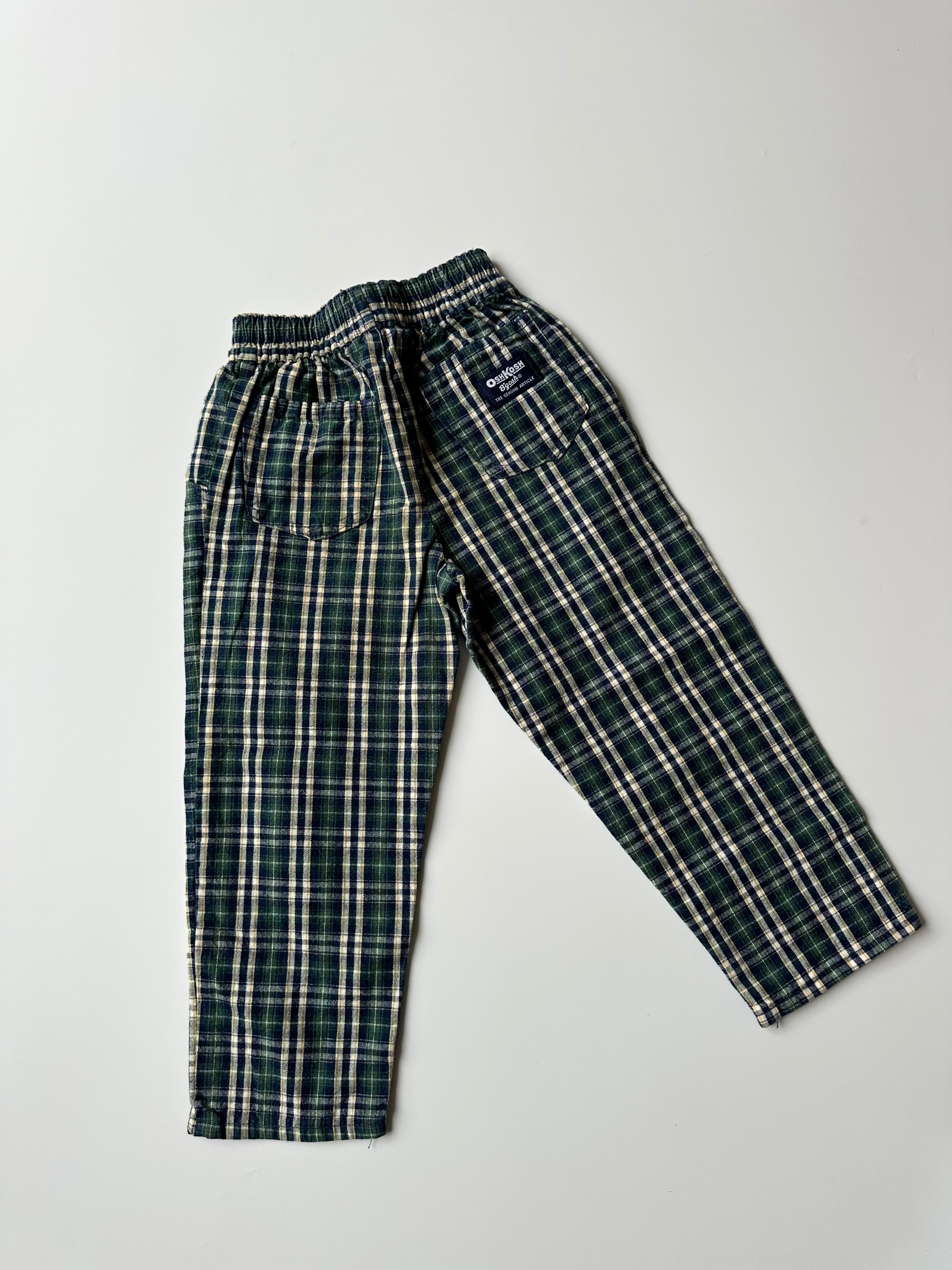 Vintage Kids OshKosh Plaid Trousers 💙 3 Years
