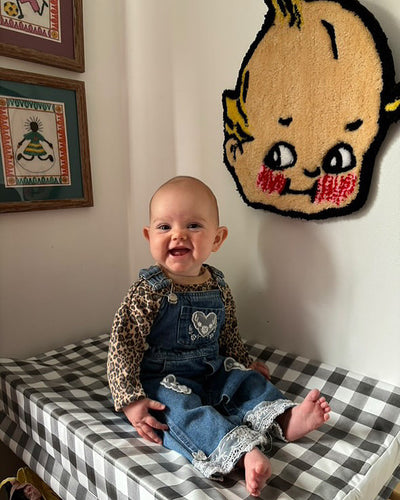 Customer in Lamb outfit