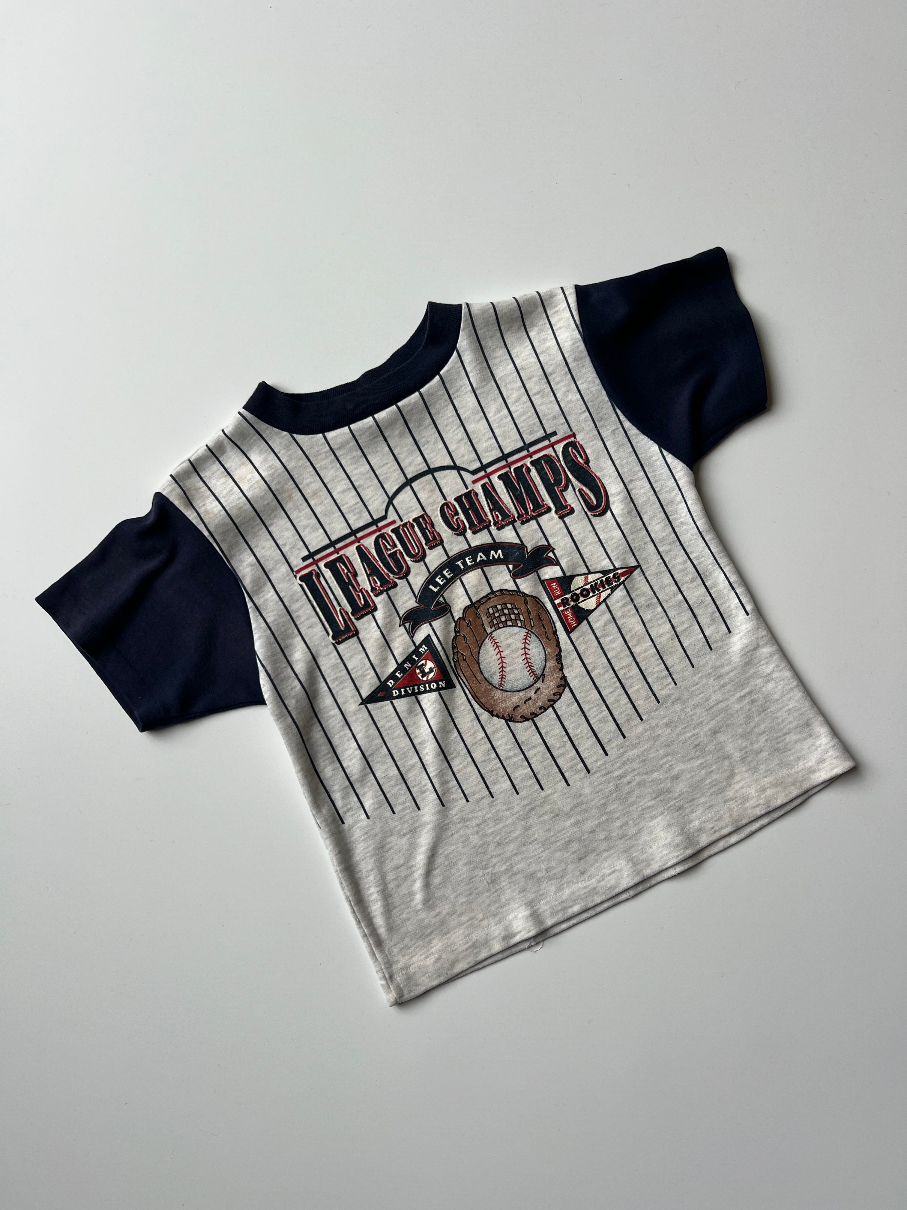 Vintage League Champs Baseball Tshirt 4 years