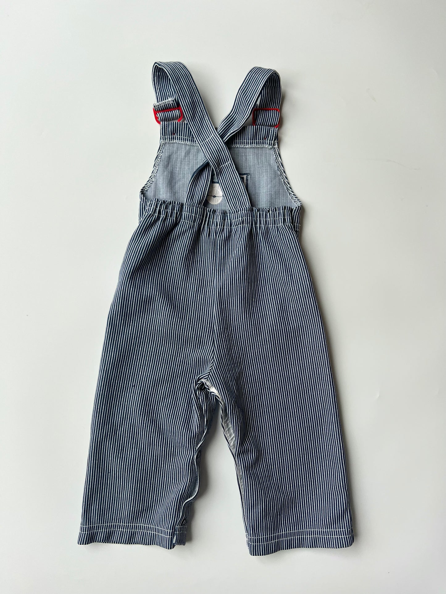 Vintage Carter’s Striped Kids Dungarees 12-18 months