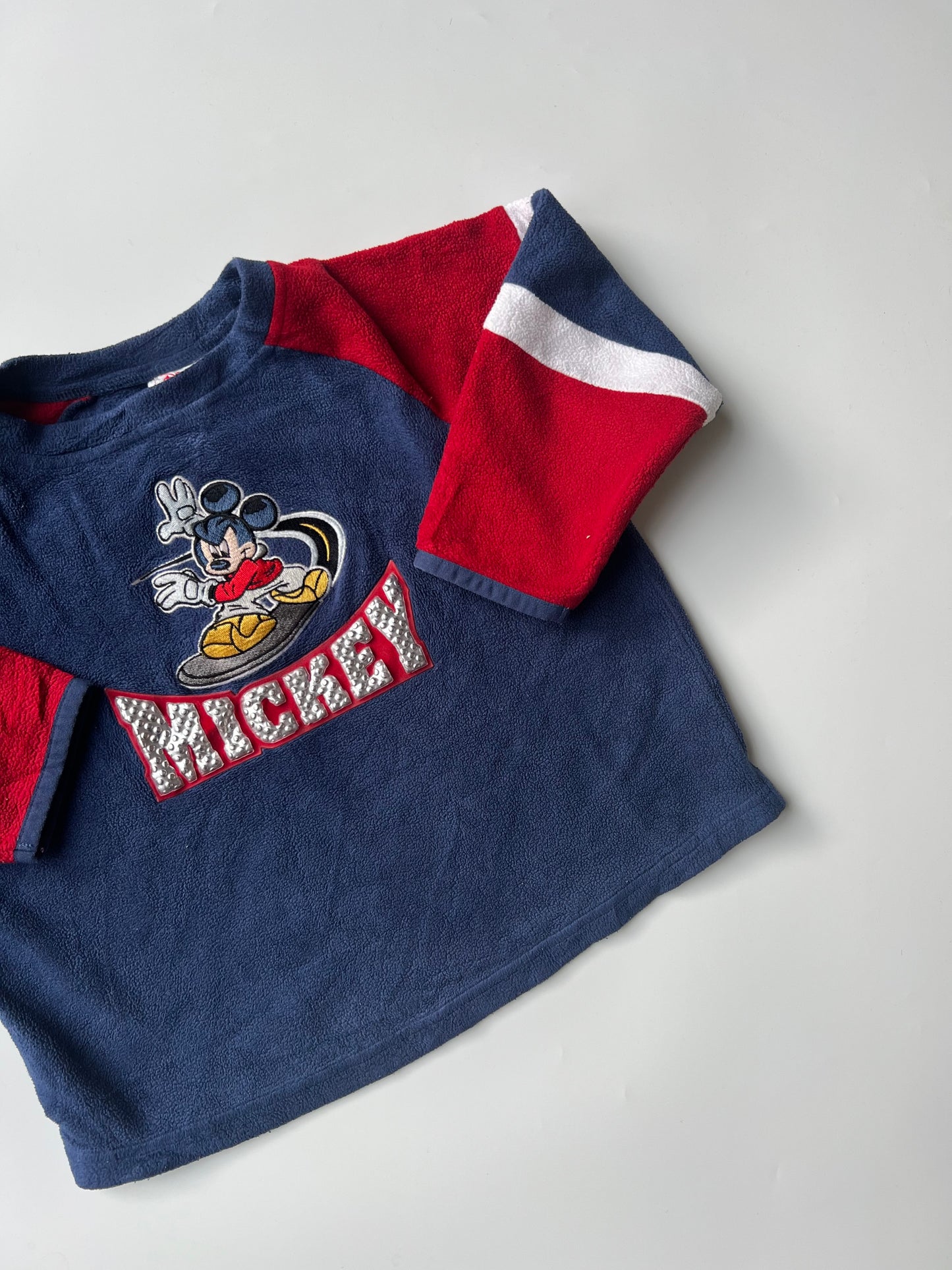 Vintage Mickey Mouse Disney Fleece Sweatshirt 4-6 Years