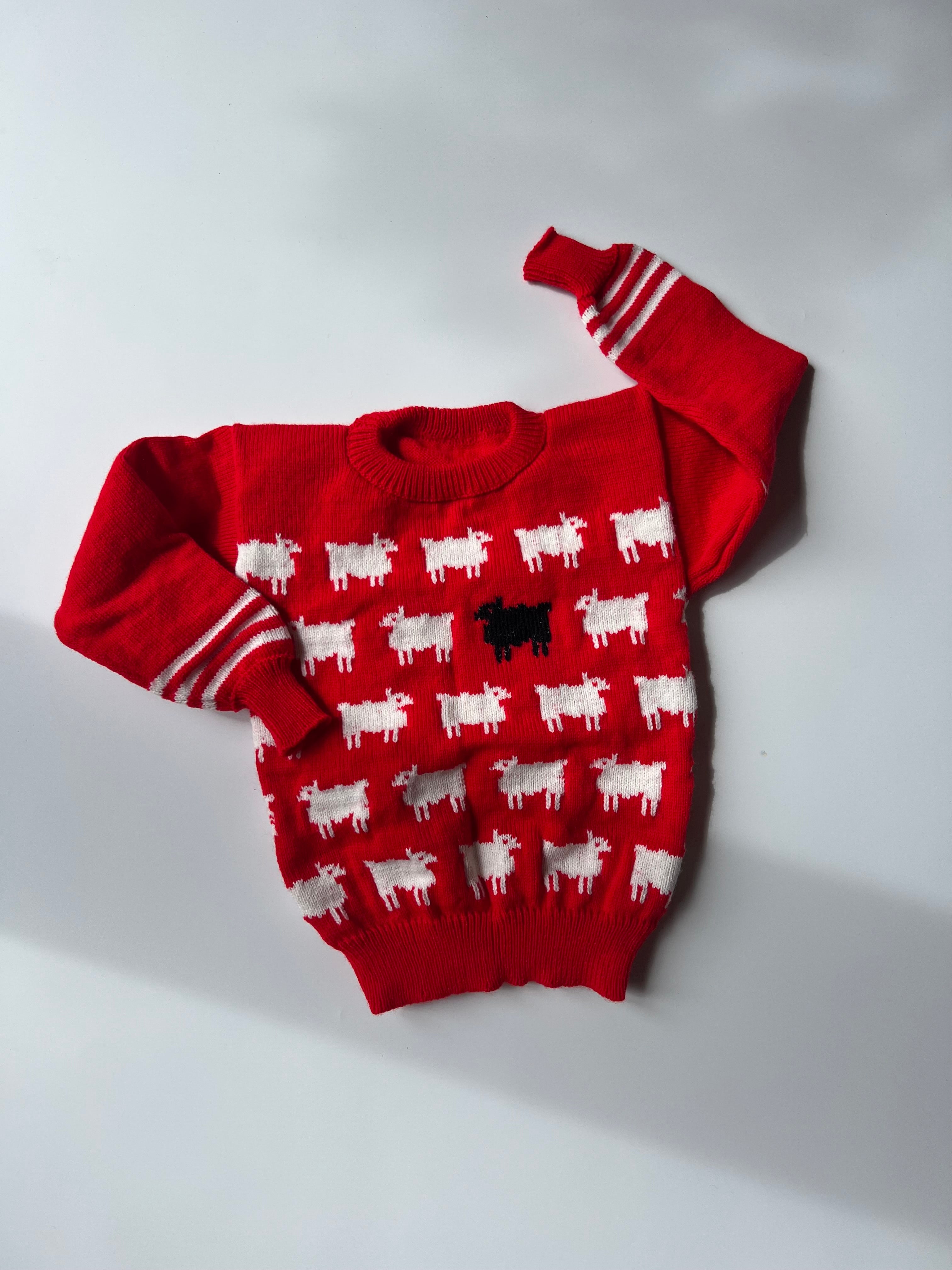 Knitted Lamb Jumper (Hello Princess Di!) 3 years