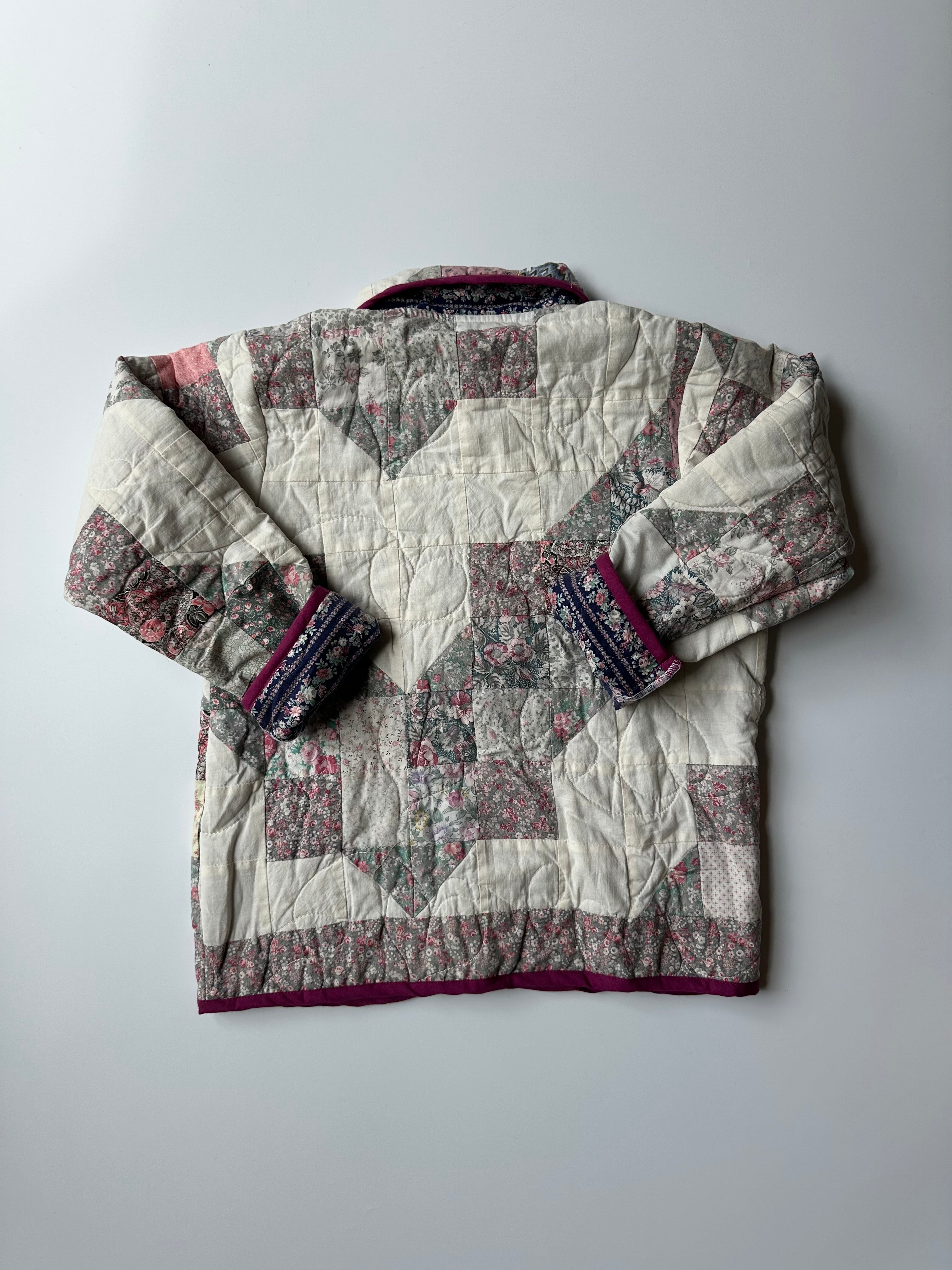 Upcycled Quilt Jacket 7 Years