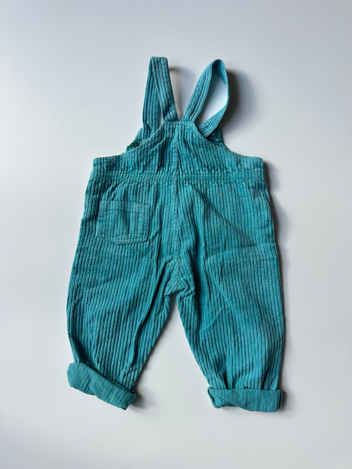 Vintage Blue Cord Dungarees 12-18 Months