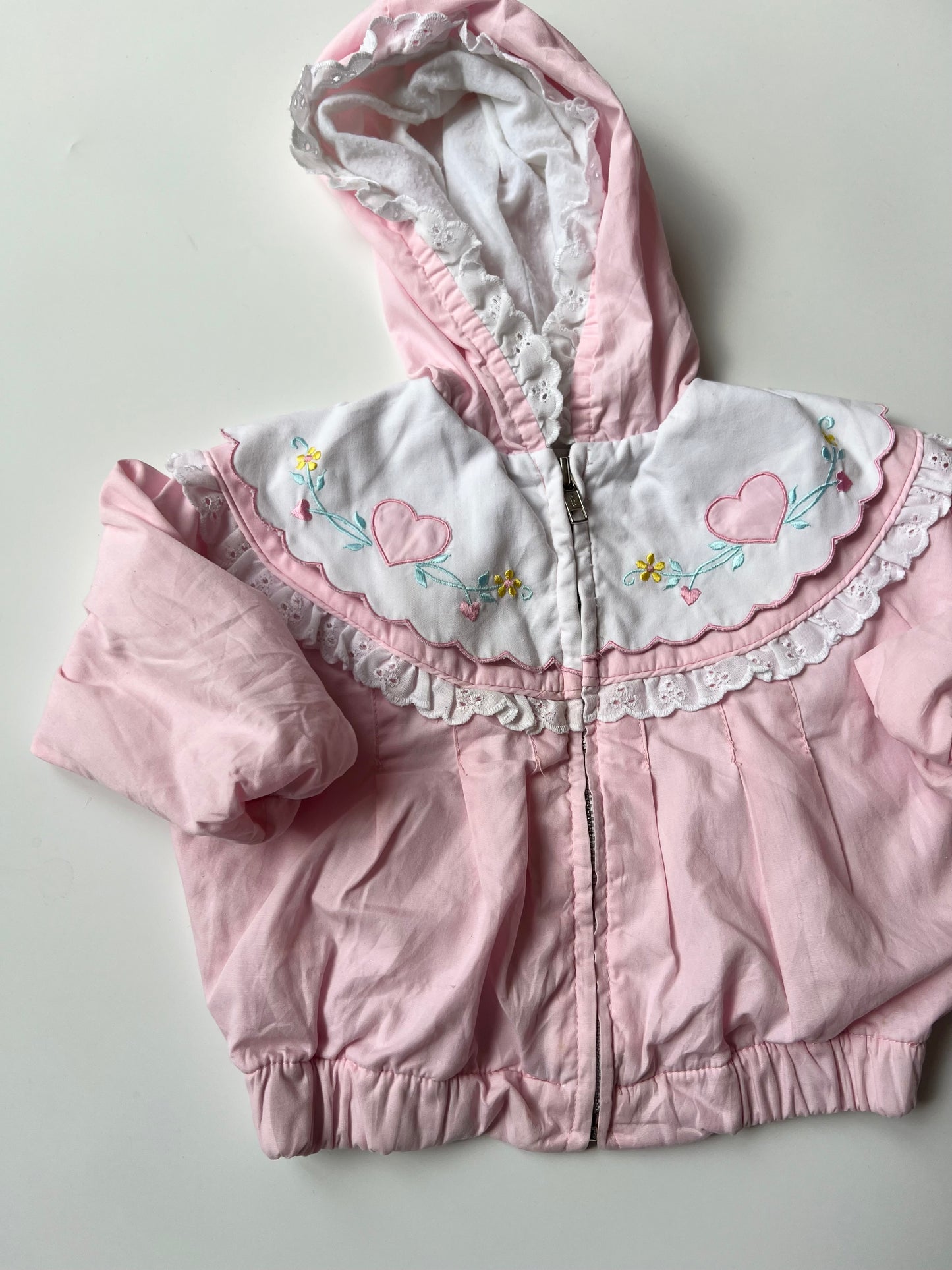 Vintage Pink Tiny Tots Jacket 9-12 Months