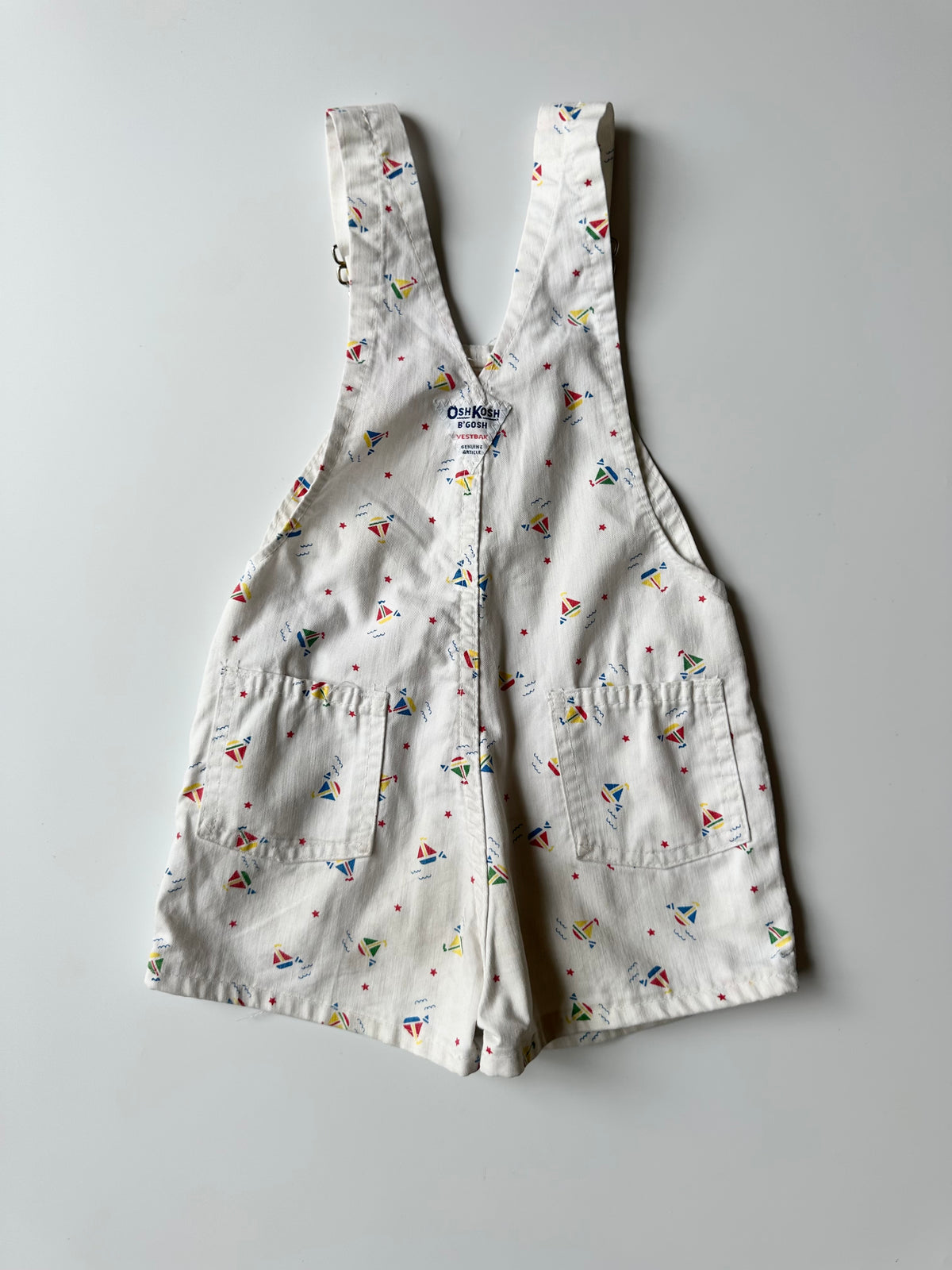 Vintage OshKosh Boat Shorteralls 3-4 Years