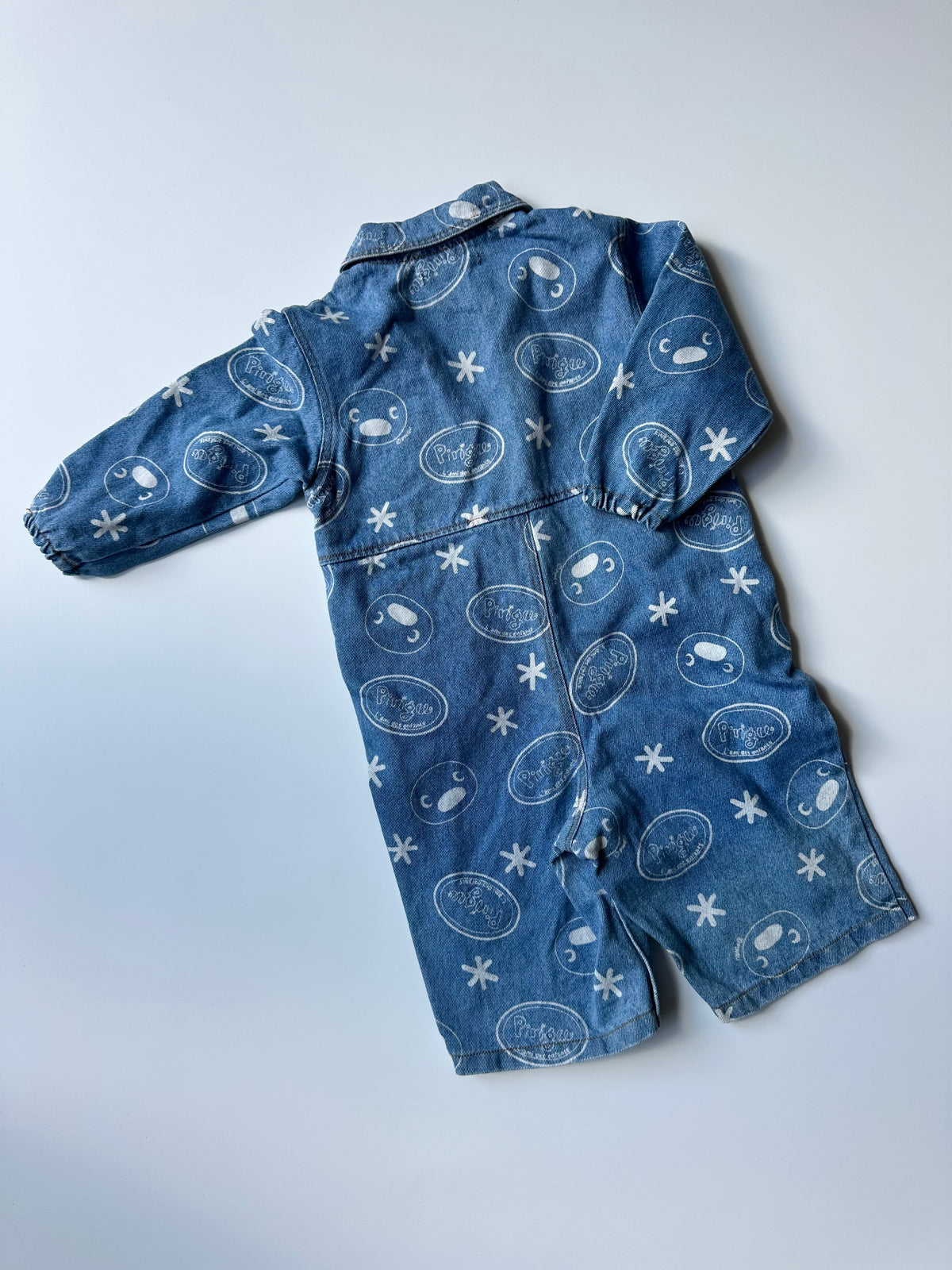 Pingu Denim Romper 18-36 Months