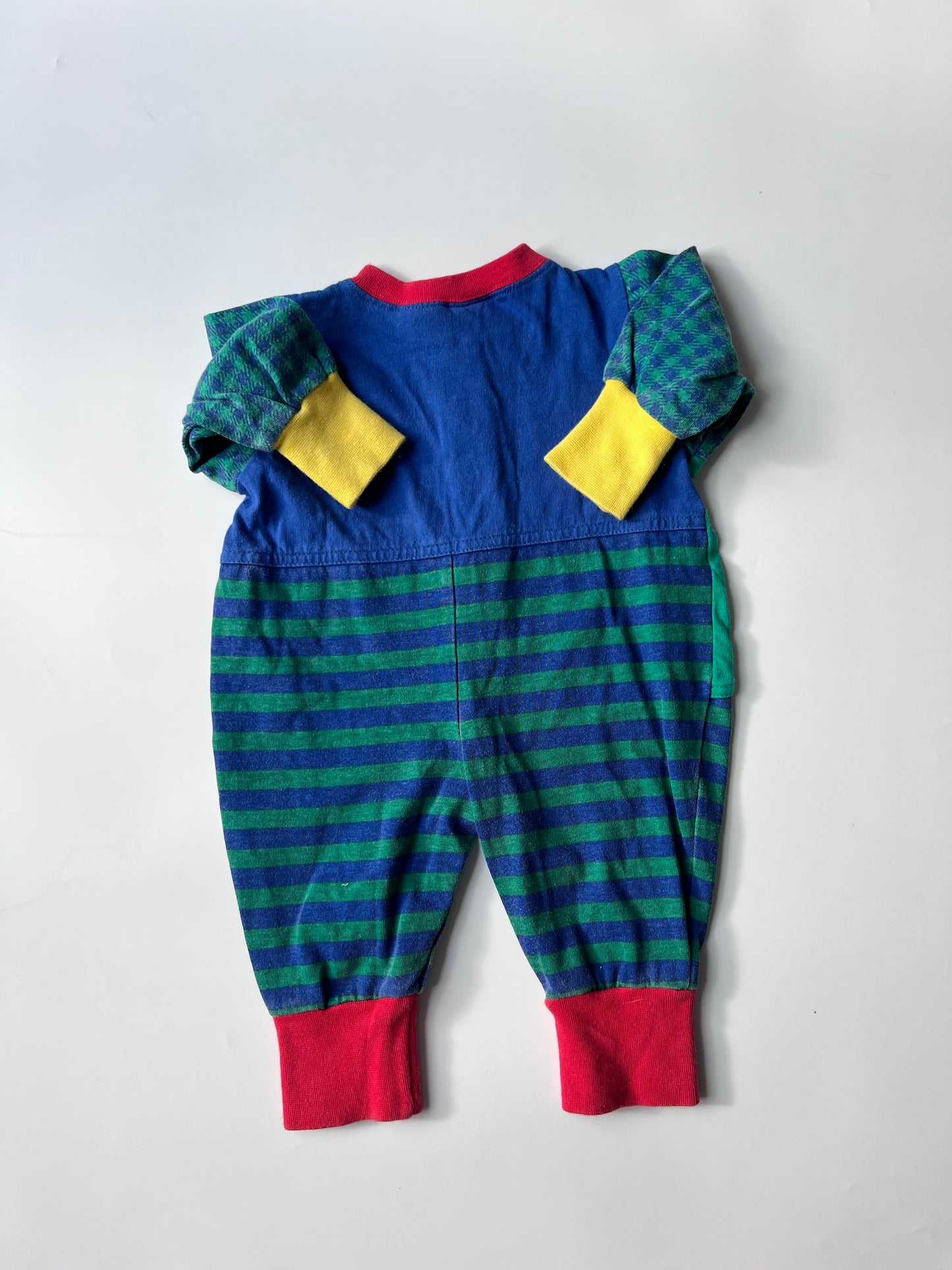 Vintage First Moments Kids Striped Romper 6-9 months