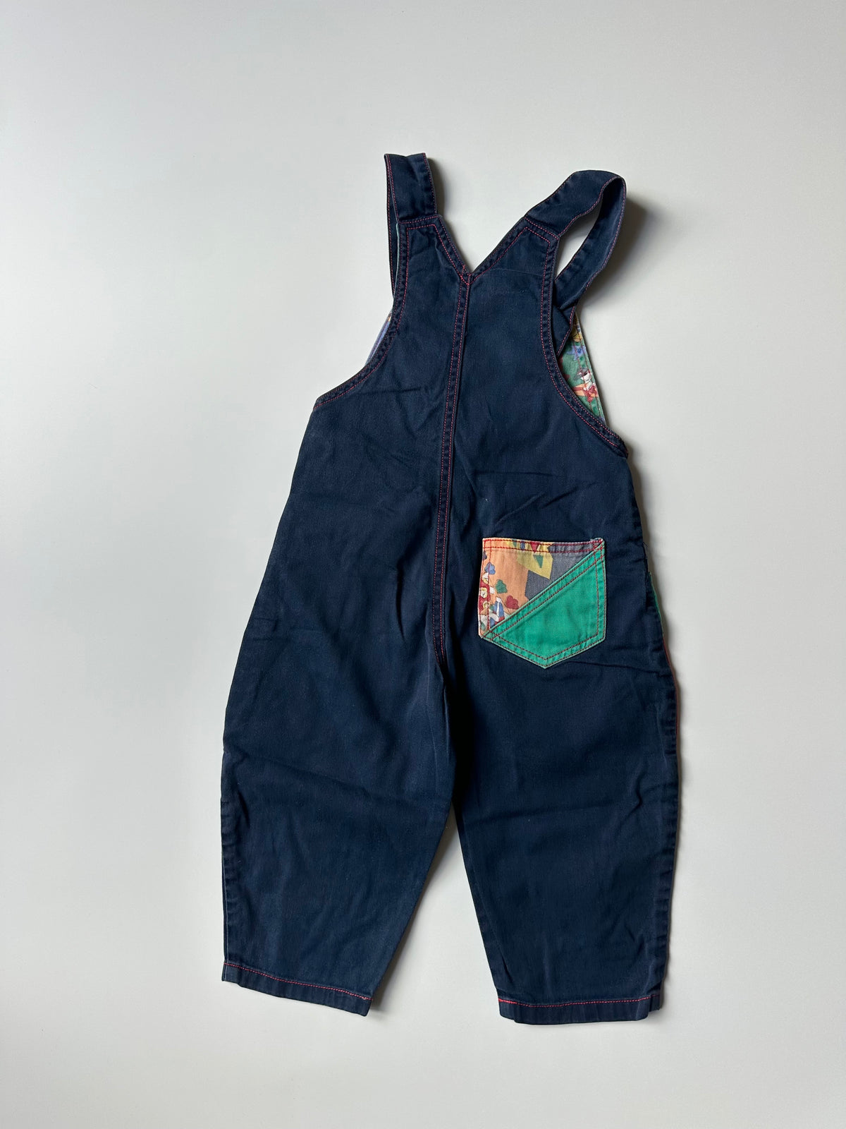 Vintage Cotton Dungarees 18-24 Months