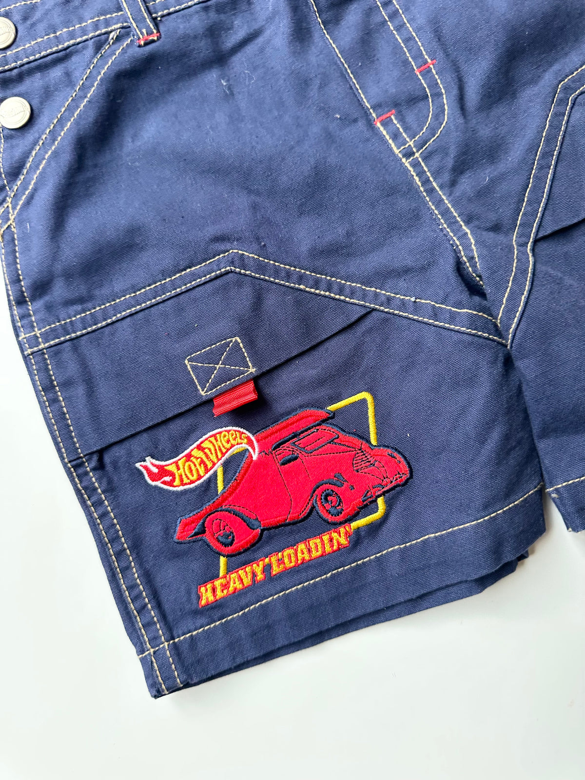 Vintage Hot Wheels Dungaree Shorts & Matching Top 3 Years