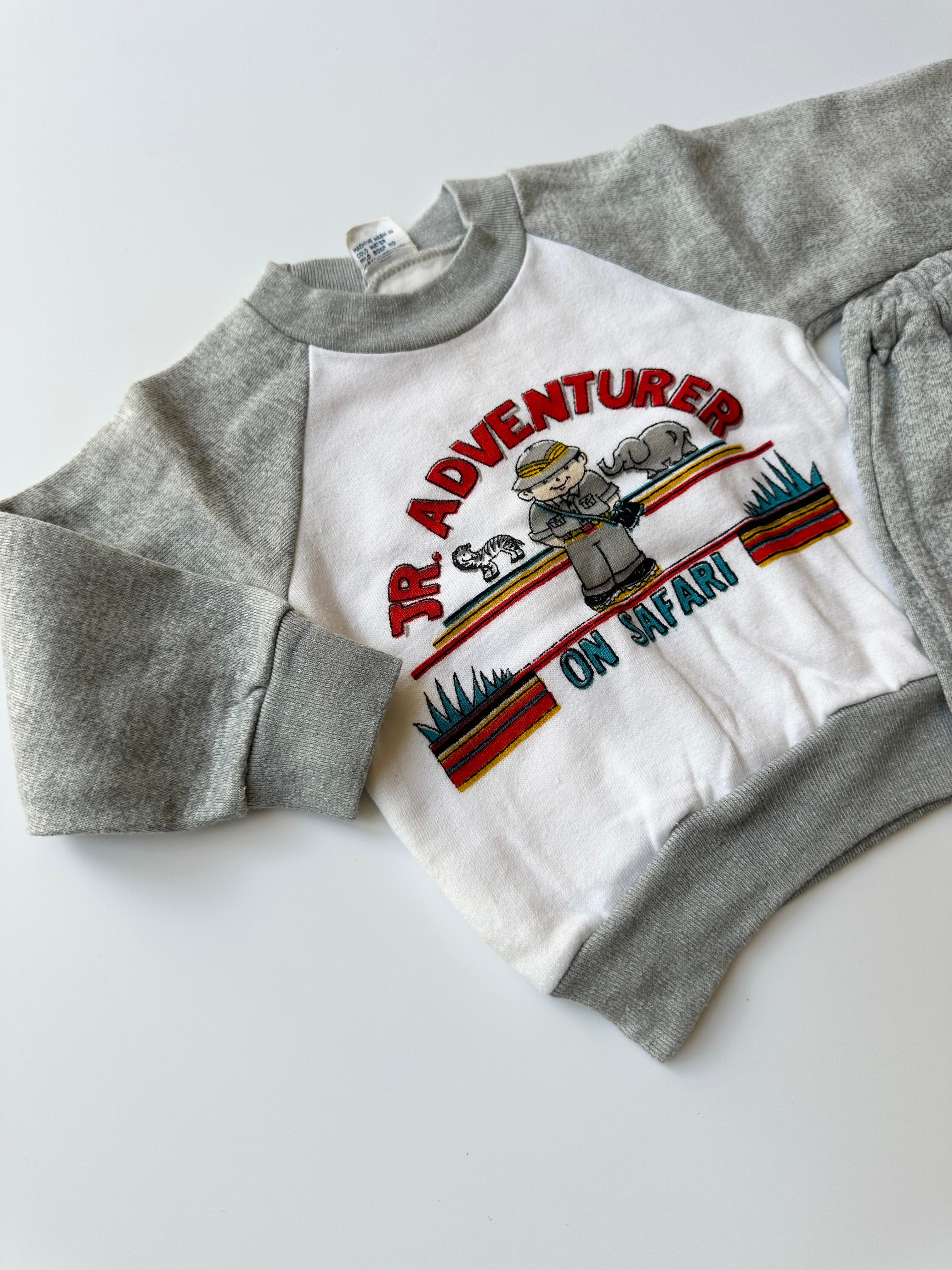 Vintage Tracksuit with Safari Graphic 18 Months