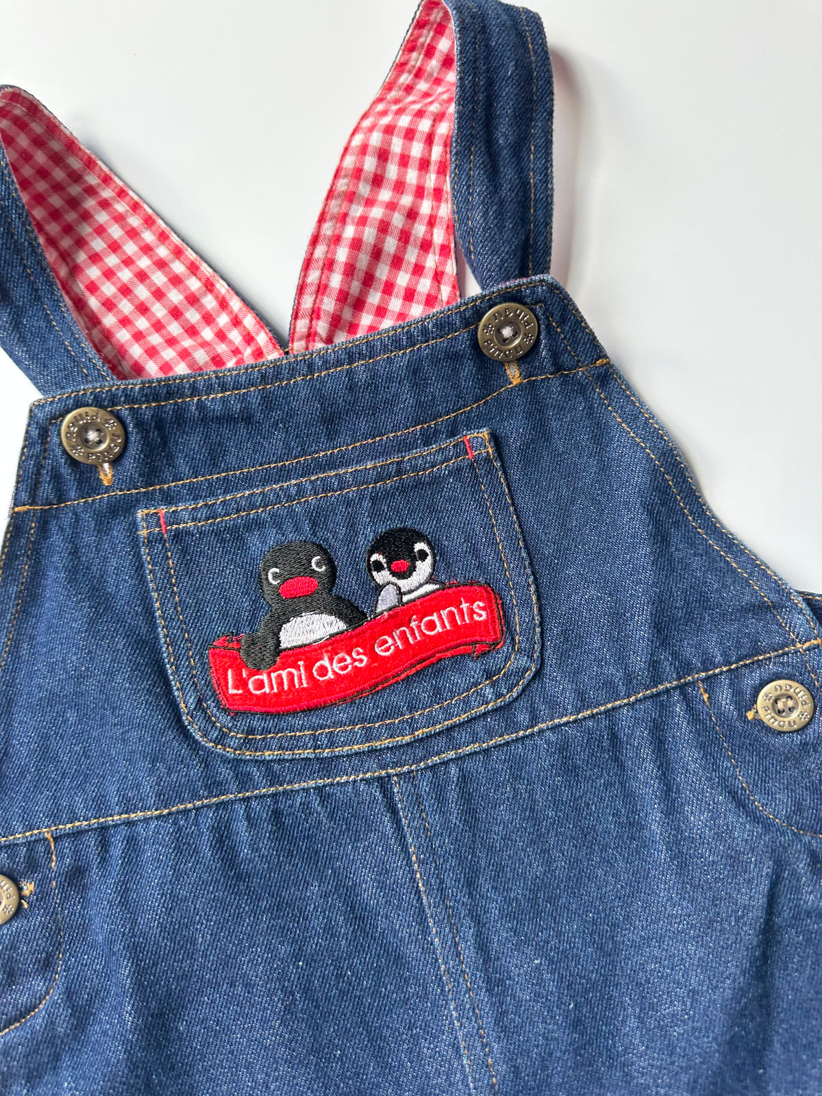 Pingu Denim Shorteralls 2-3 Years