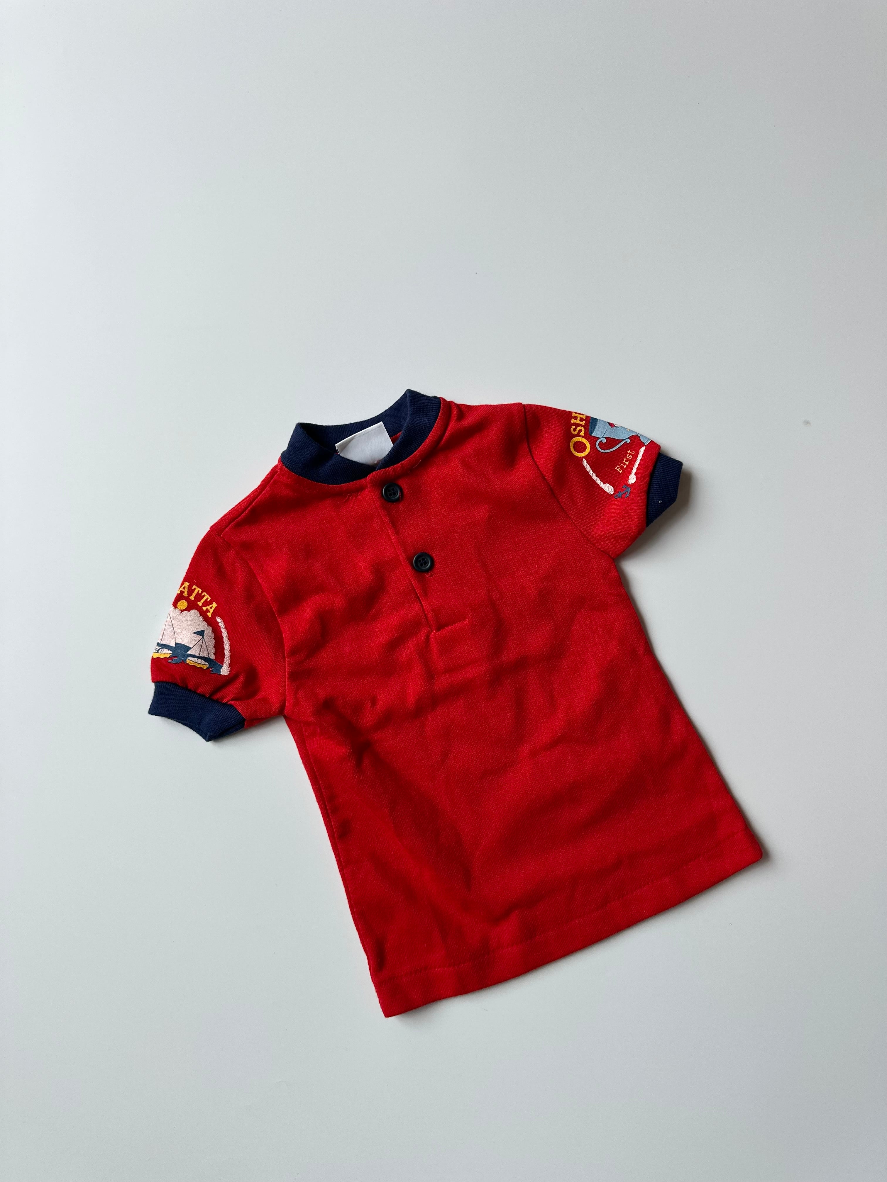 Vintage OshKosh Sailing Polo 6-12 Months