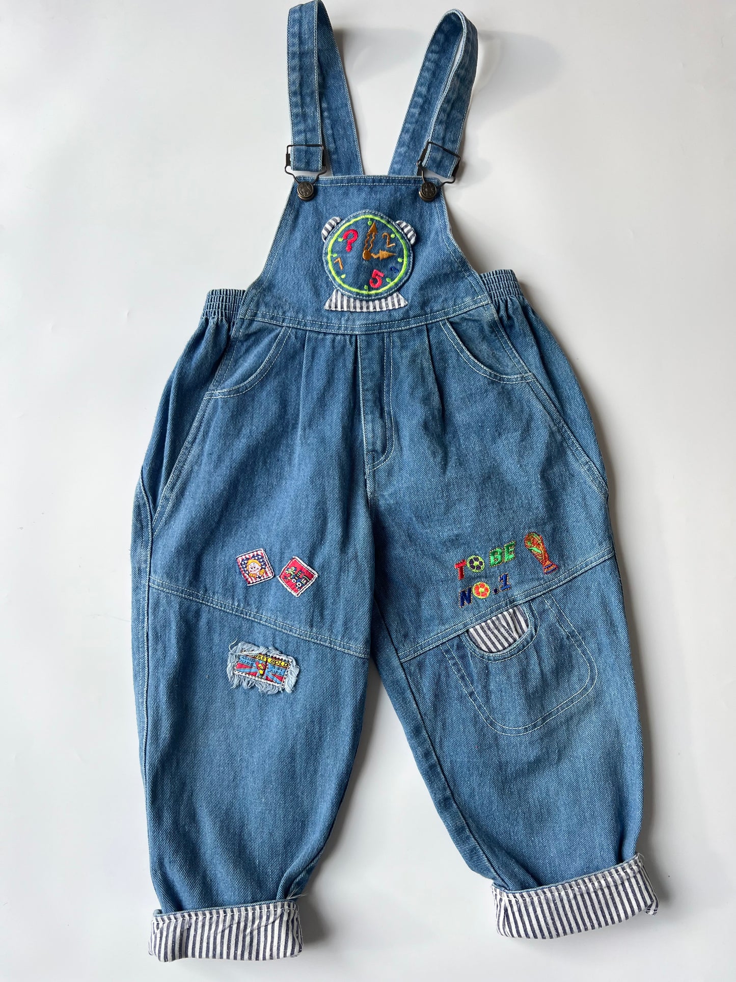 Vintage Denim Dungarees 5-7 Years